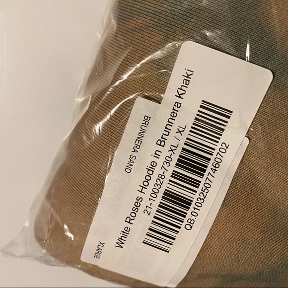 Civil Regime Rose Hoodie Brunnera Khaki wash Sweatshirts & Hoodies